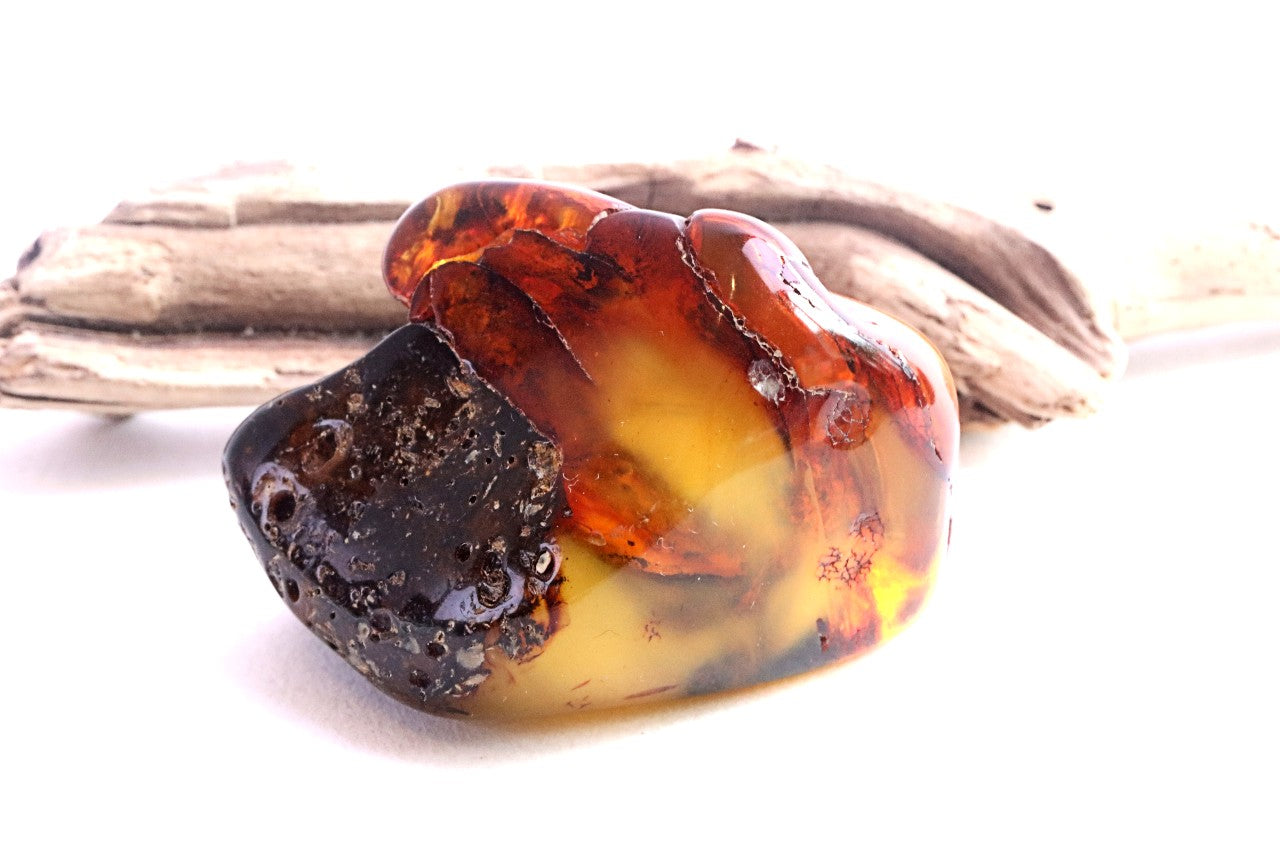 Unique Baltic Amber Gemstone Presentation Box Included