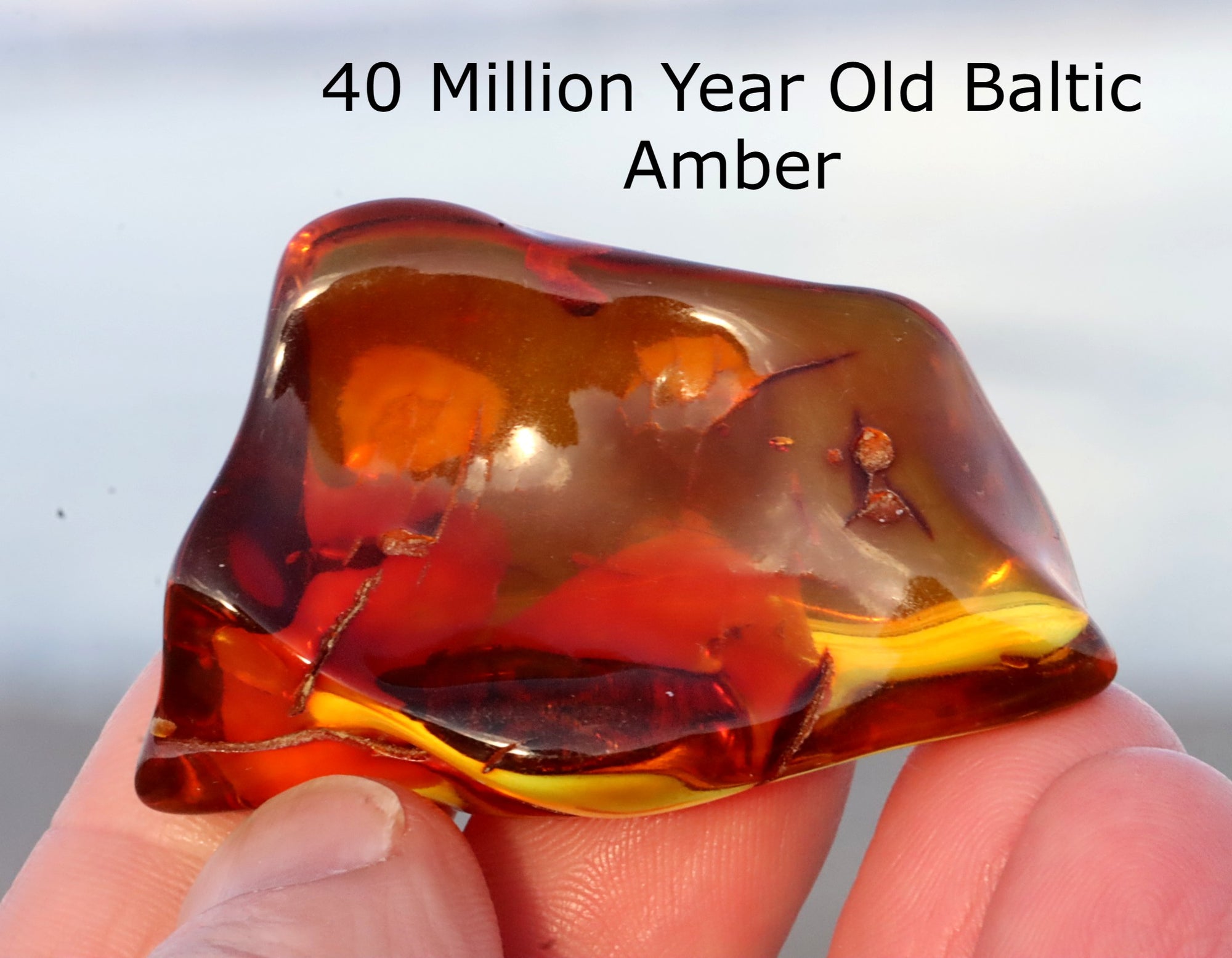 Healing Energy Amber Gemstone, Only One Available.