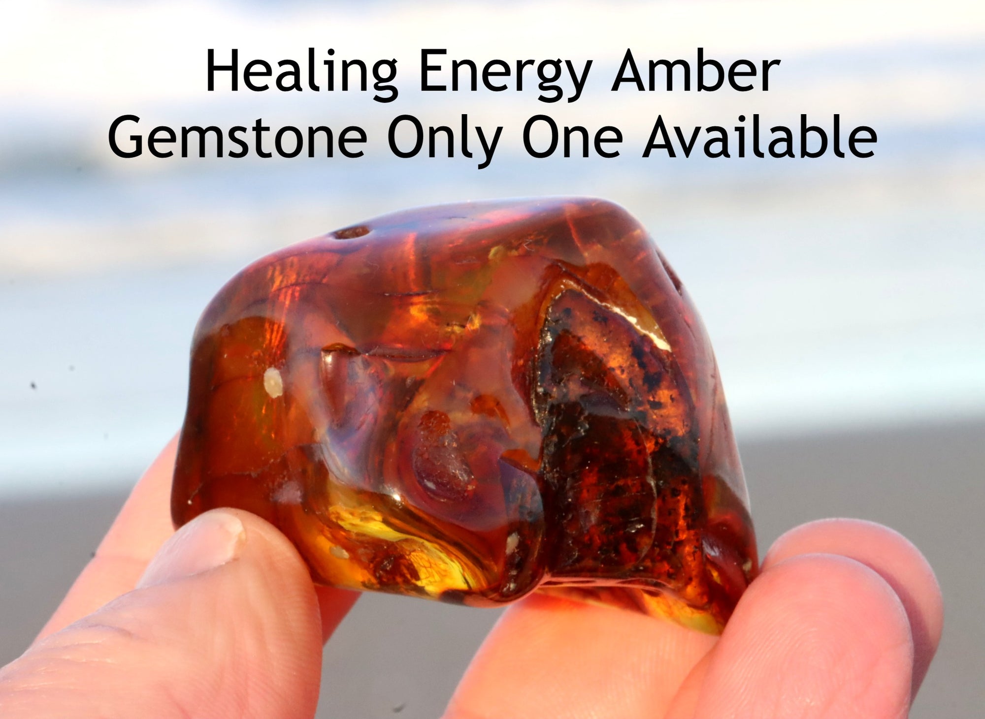 Healing Energy Amber Gemstone
