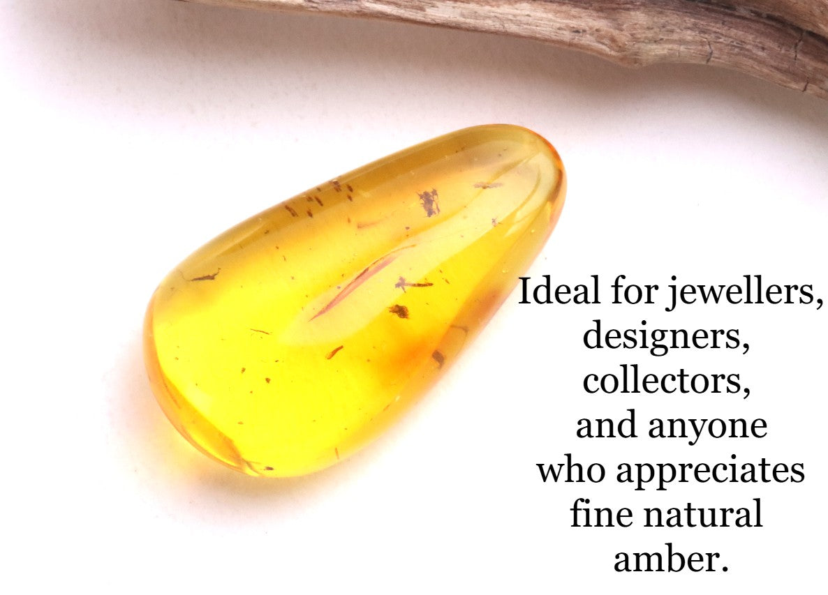 Exceptional Smooth Baltic Amber Gemstone
