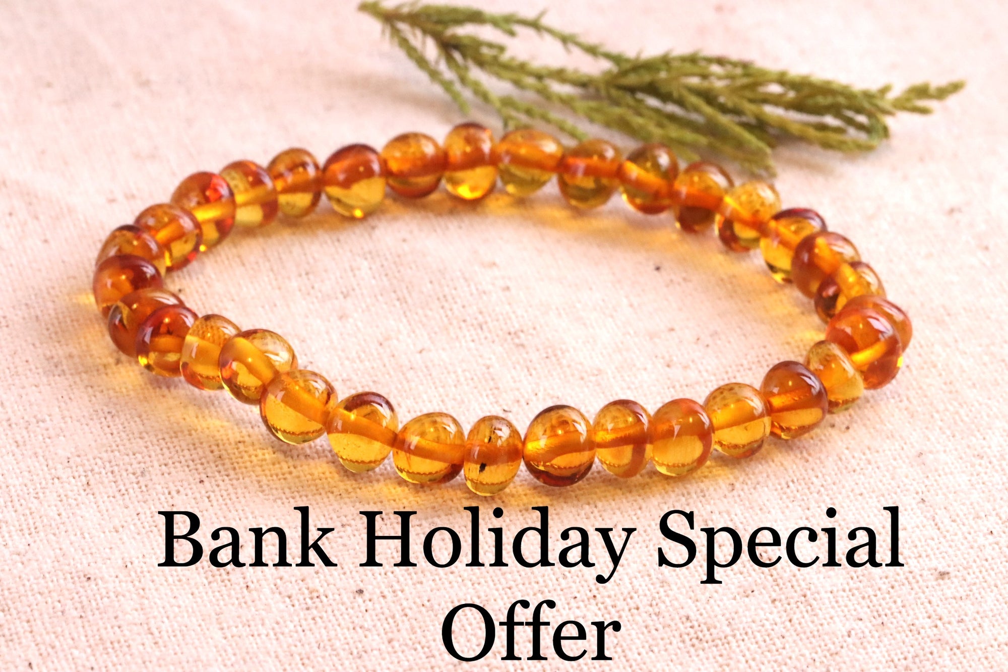 Bank Holiday Special Offer Honey Amber Bracelet