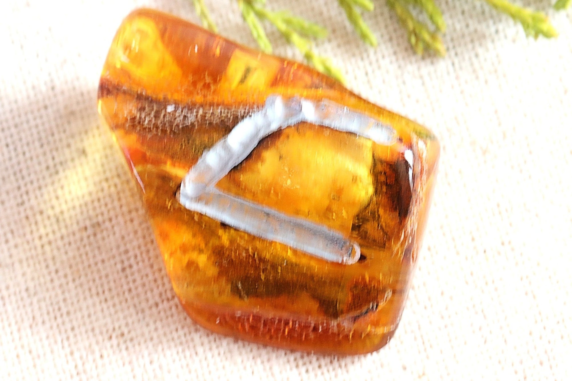 Amber Rune Strength Symbol