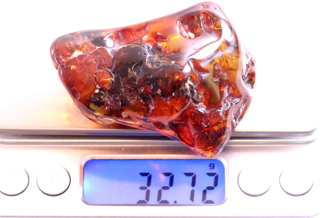 Natural Amber Gemstone Museum Collector's Piece