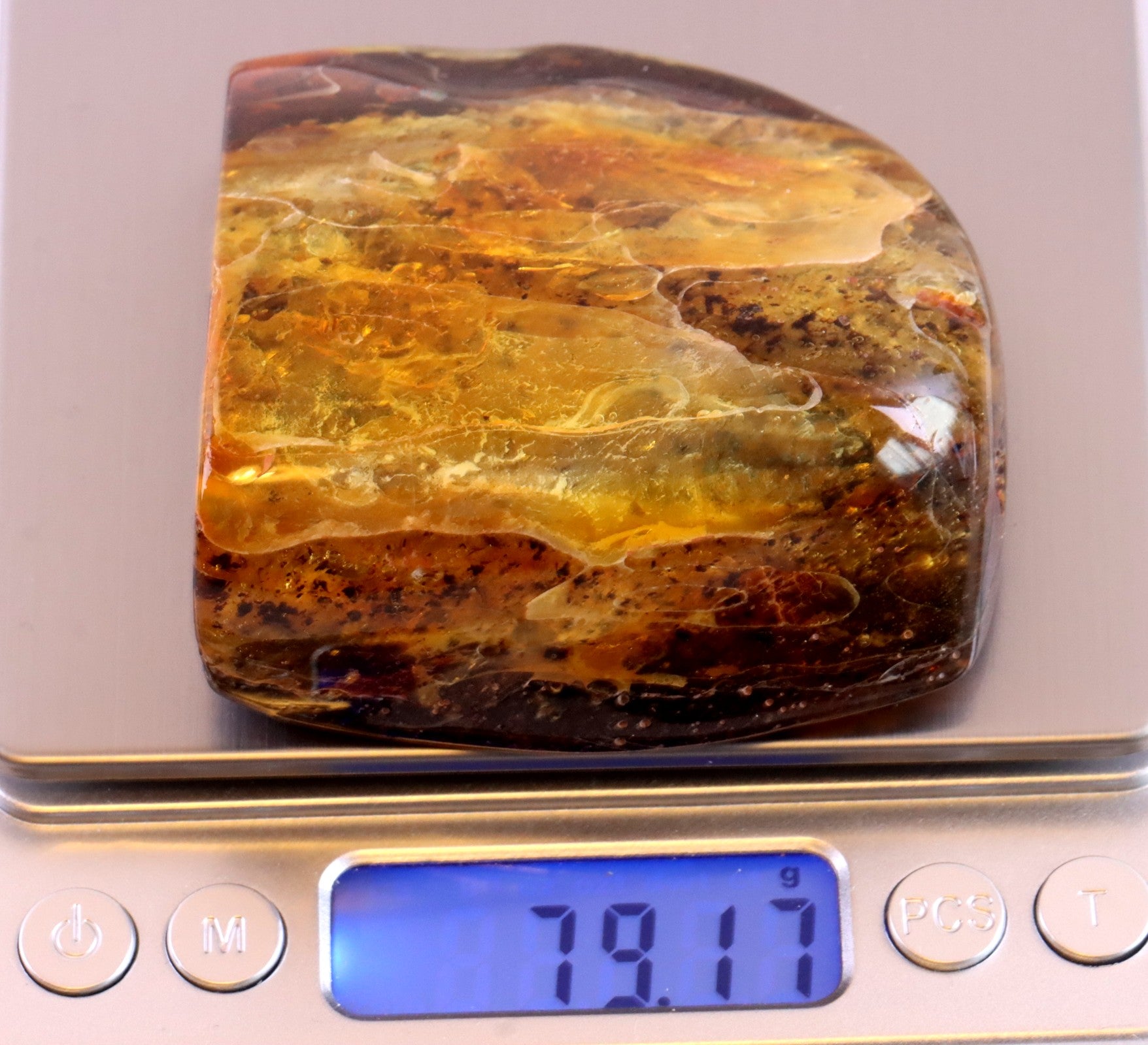 Unbelievable Large 79g Collector's Baltic Amber Gem