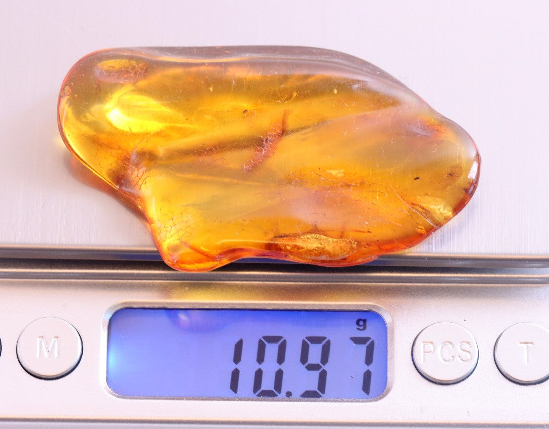 Baltic Amber Gemstone Clear Natural Amber for Protection and Luck