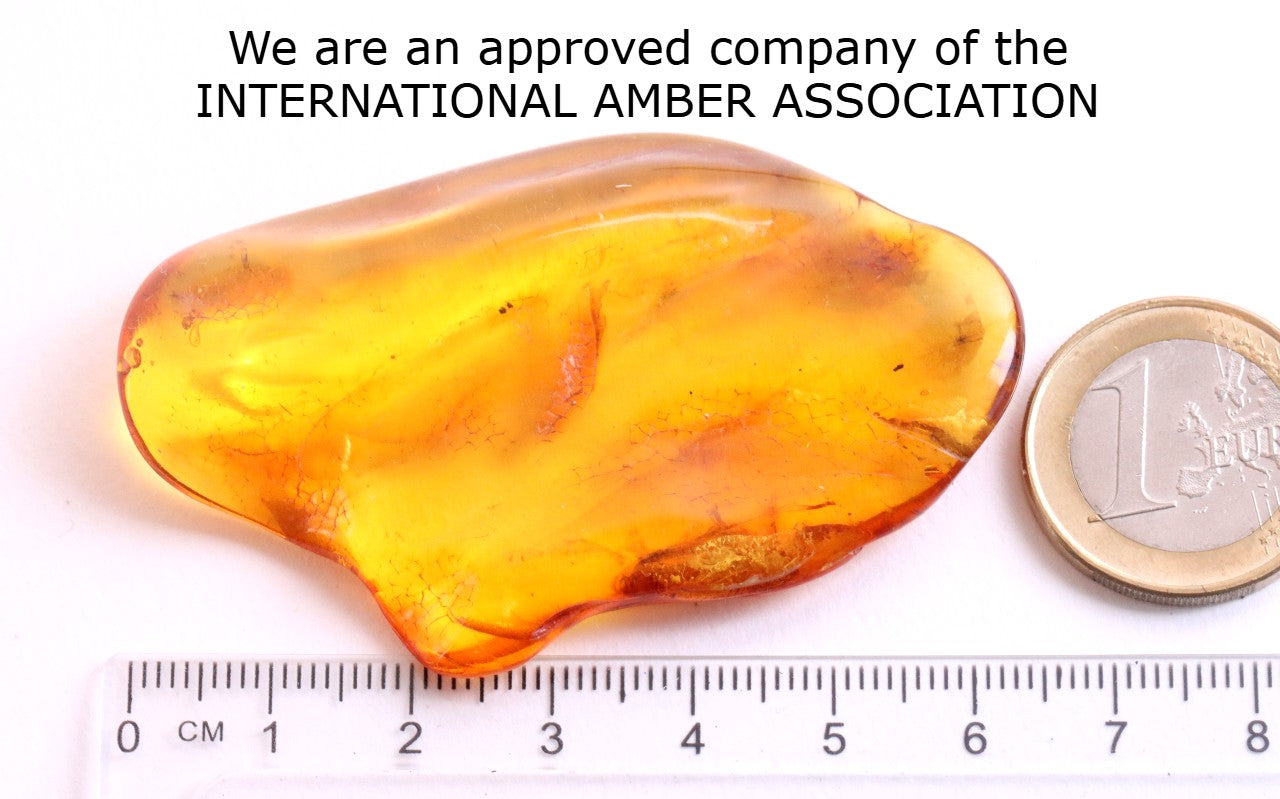 Baltic Amber Gemstone Clear Natural Amber for Protection and Luck