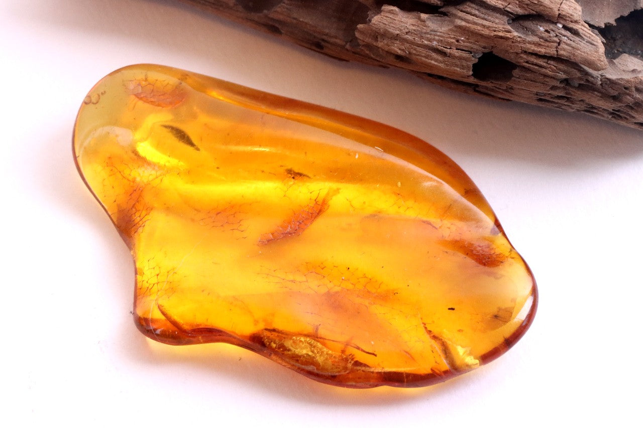 Baltic Amber Gemstone Clear Natural Amber for Protection and Luck