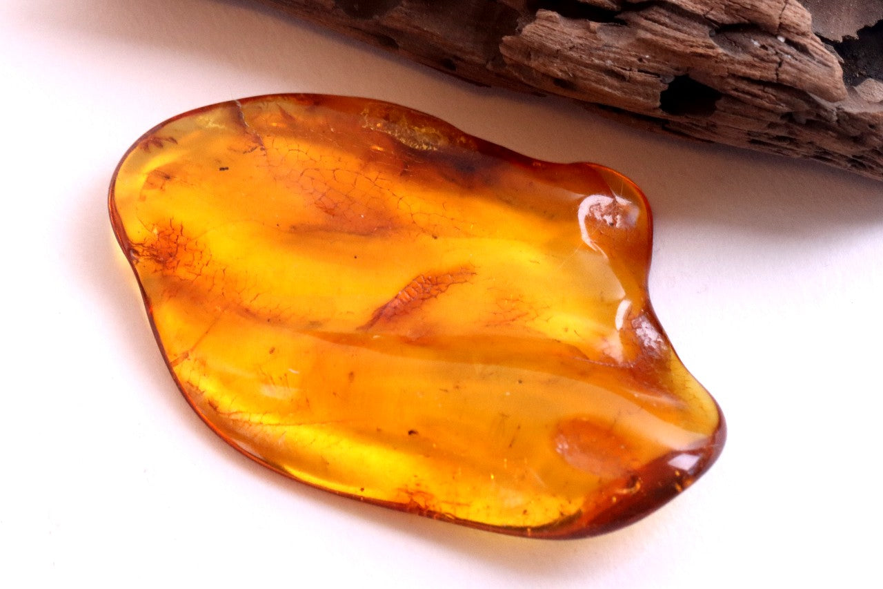 Baltic Amber Gemstone Clear Natural Amber for Protection and Luck