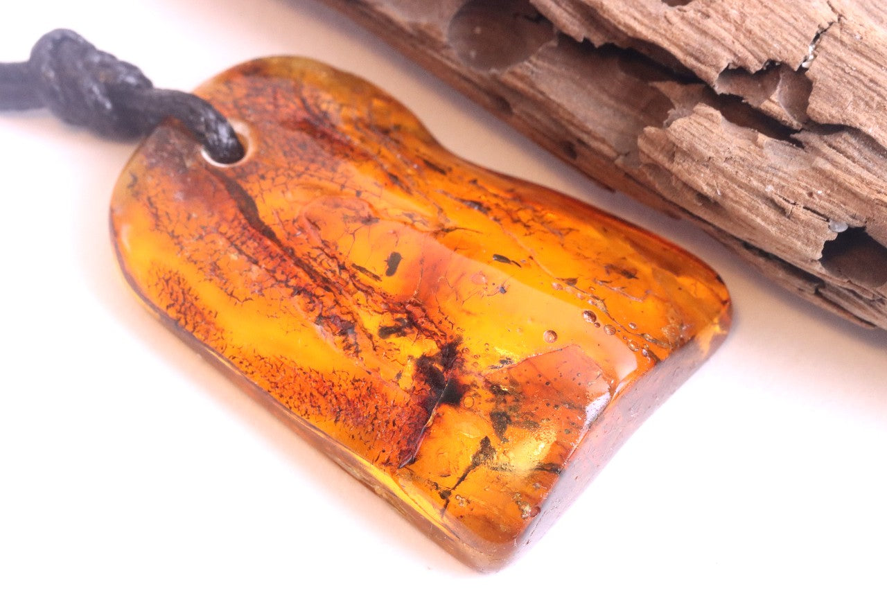 One Of A Kind Handmade Baltic Amber Gemstone Amulet