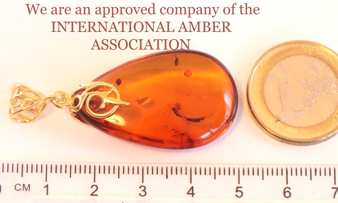 Only One Available - Exclusive Amber Drop Pendant