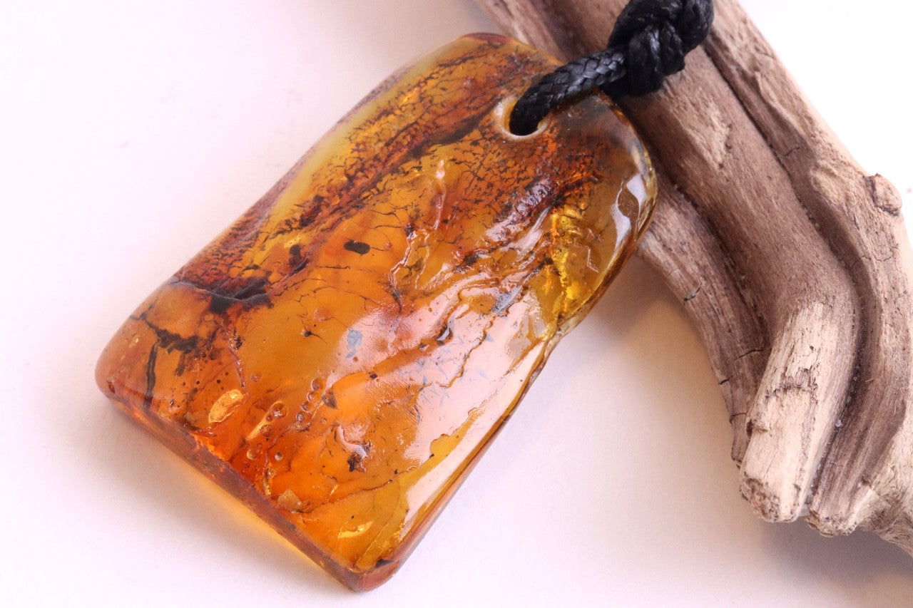 One Of A Kind Handmade Baltic Amber Gemstone Amulet