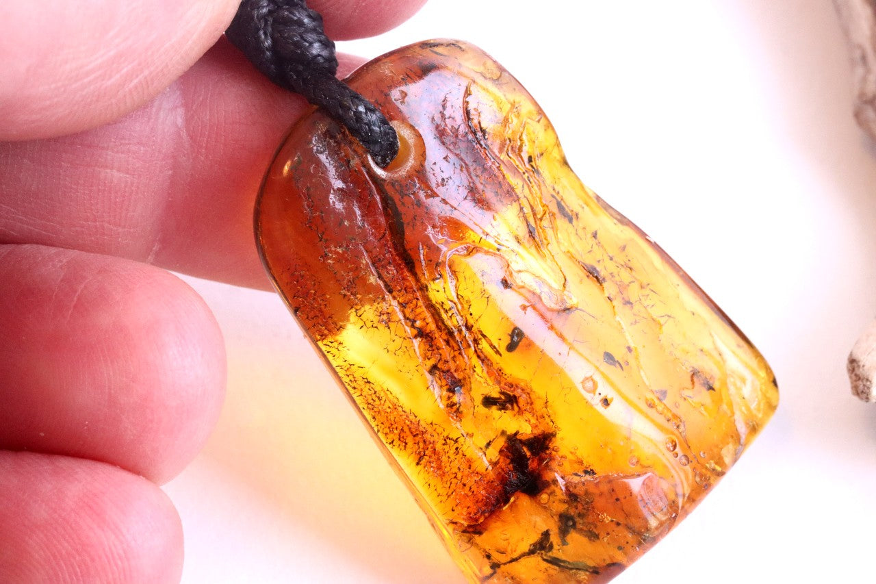 One Of A Kind Handmade Baltic Amber Gemstone Amulet