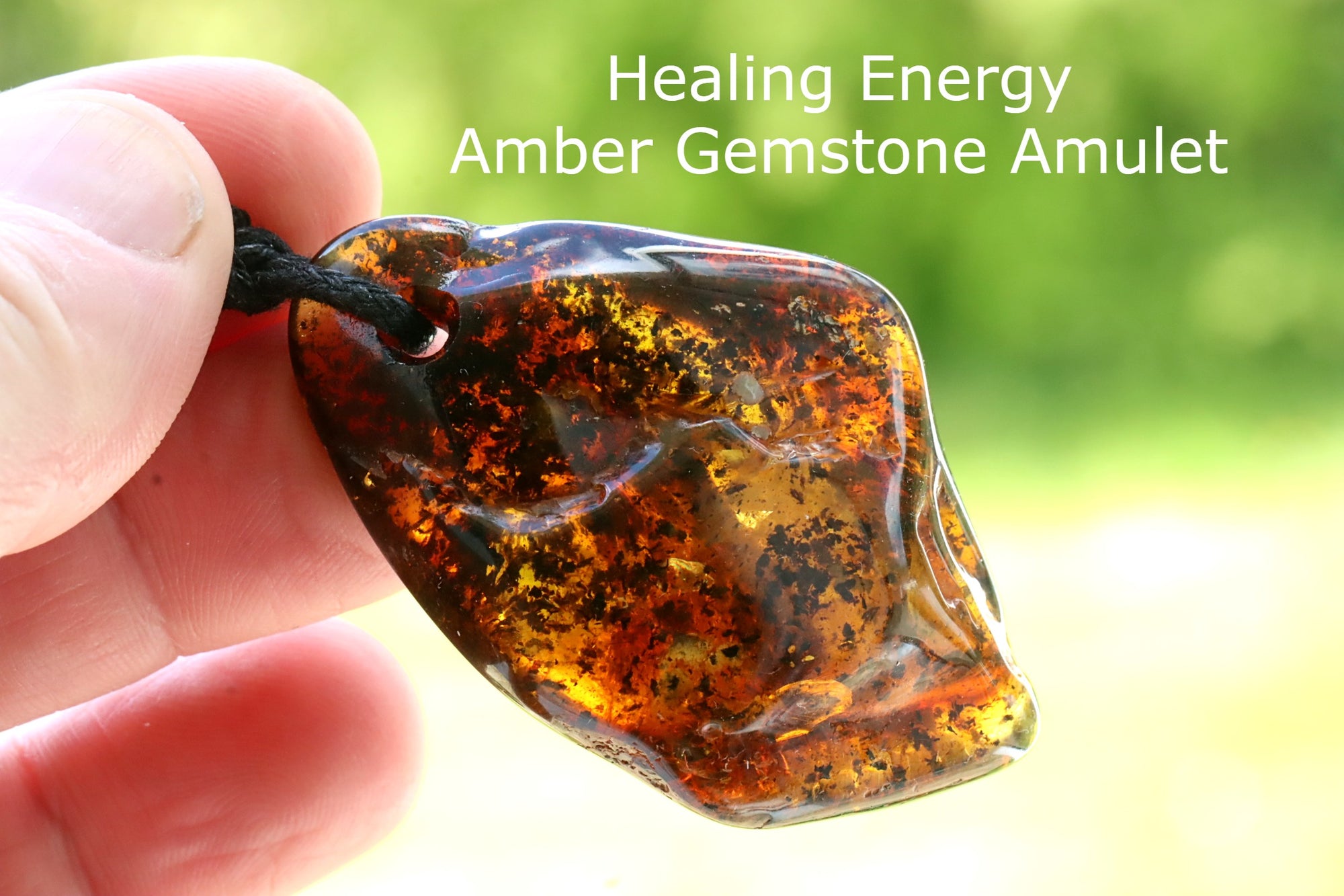 Natural Handmade Baltic Amber Amulet And Get One FREE