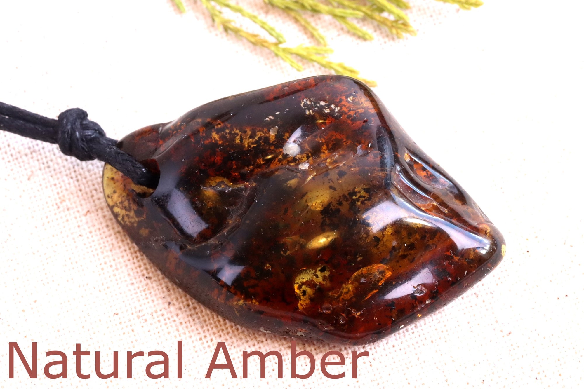 Natural Handmade Baltic Amber Amulet And Get One FREE