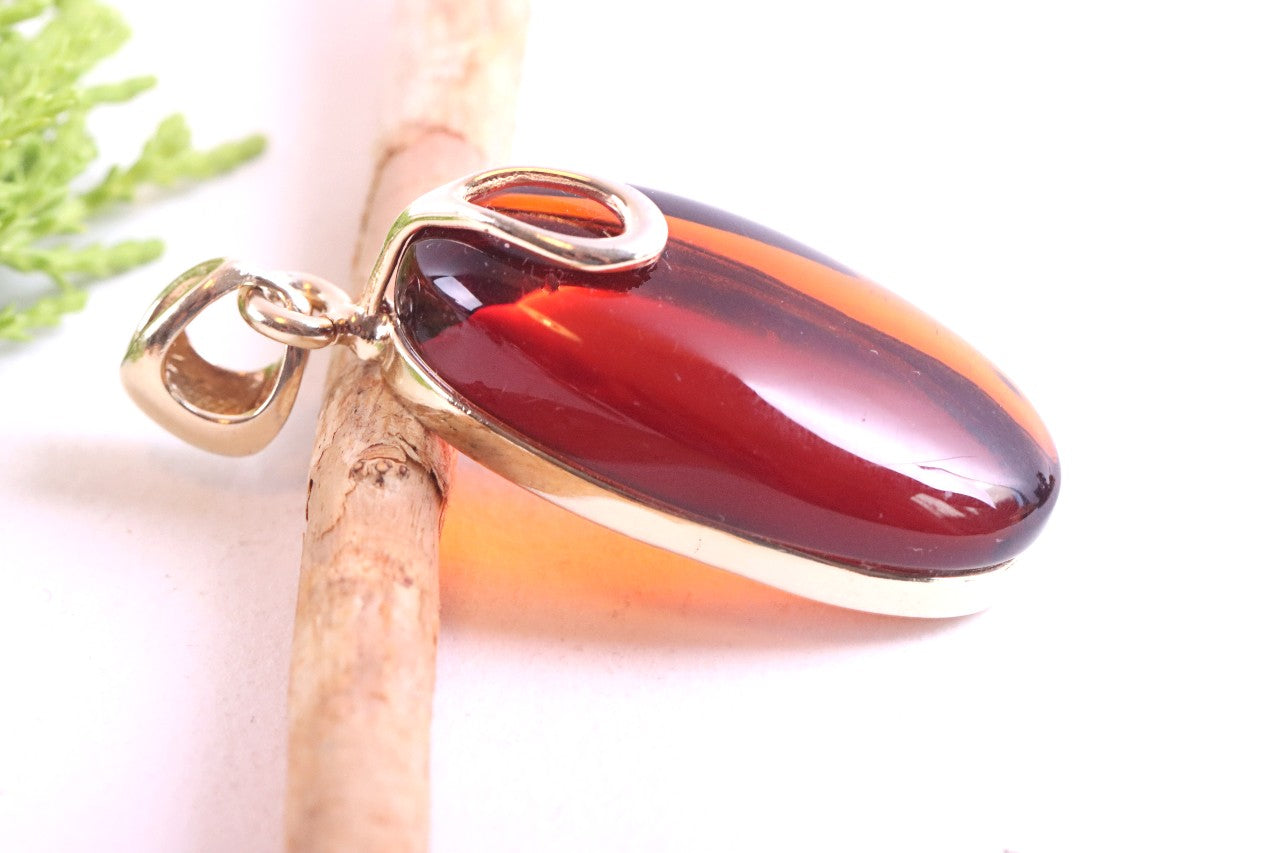 Red Amber Pendant