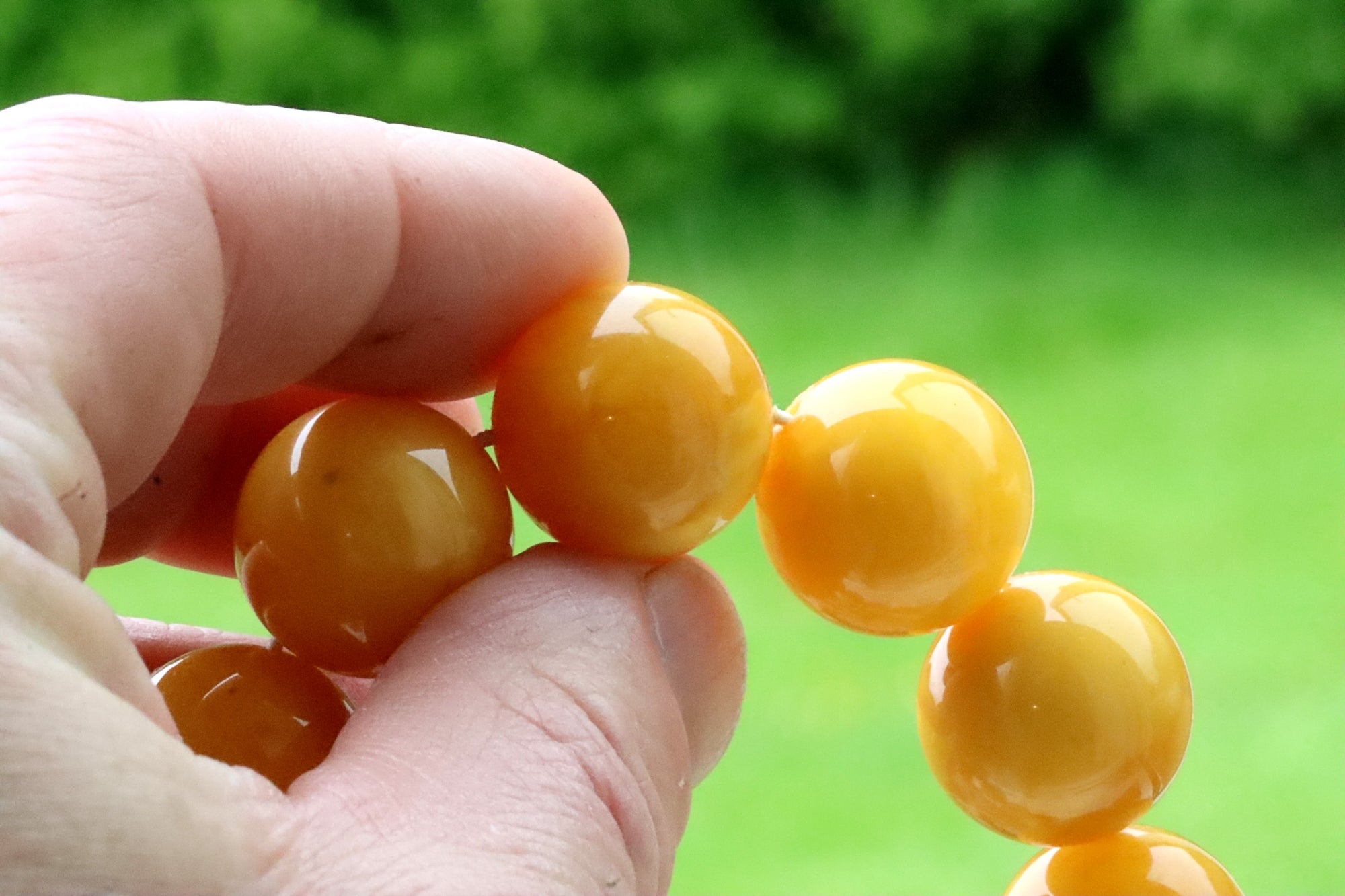 Unbelievable Large Beeswax Bracelet Perfect Round