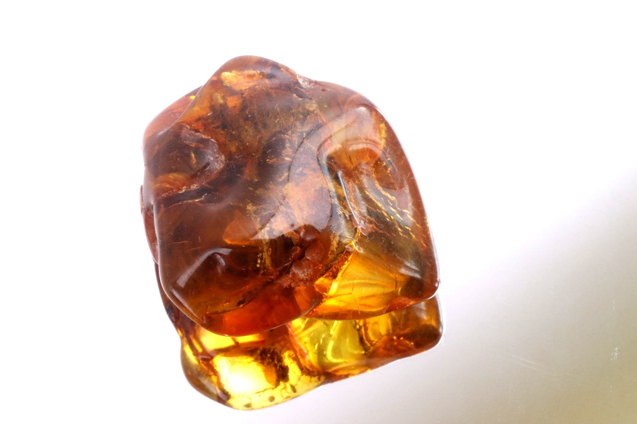A truly radiant amber stone