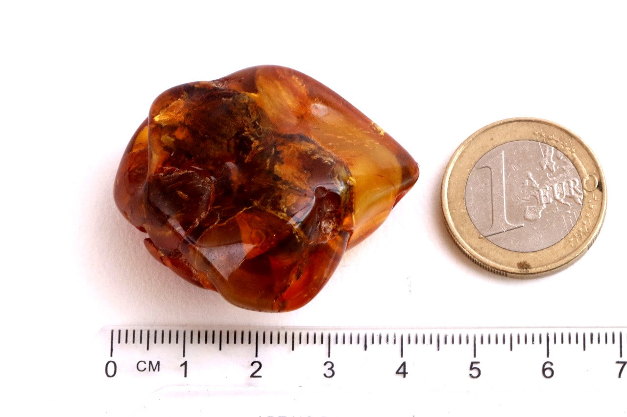 A truly radiant amber stone