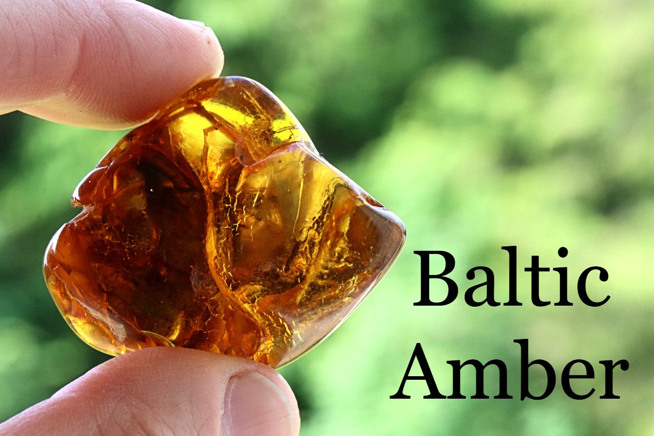 A truly radiant amber stone