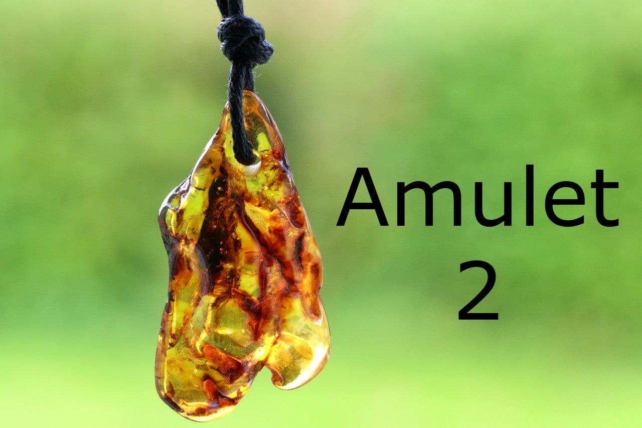 Family Gift Set – 3 Natural Baltic Amber Pendants