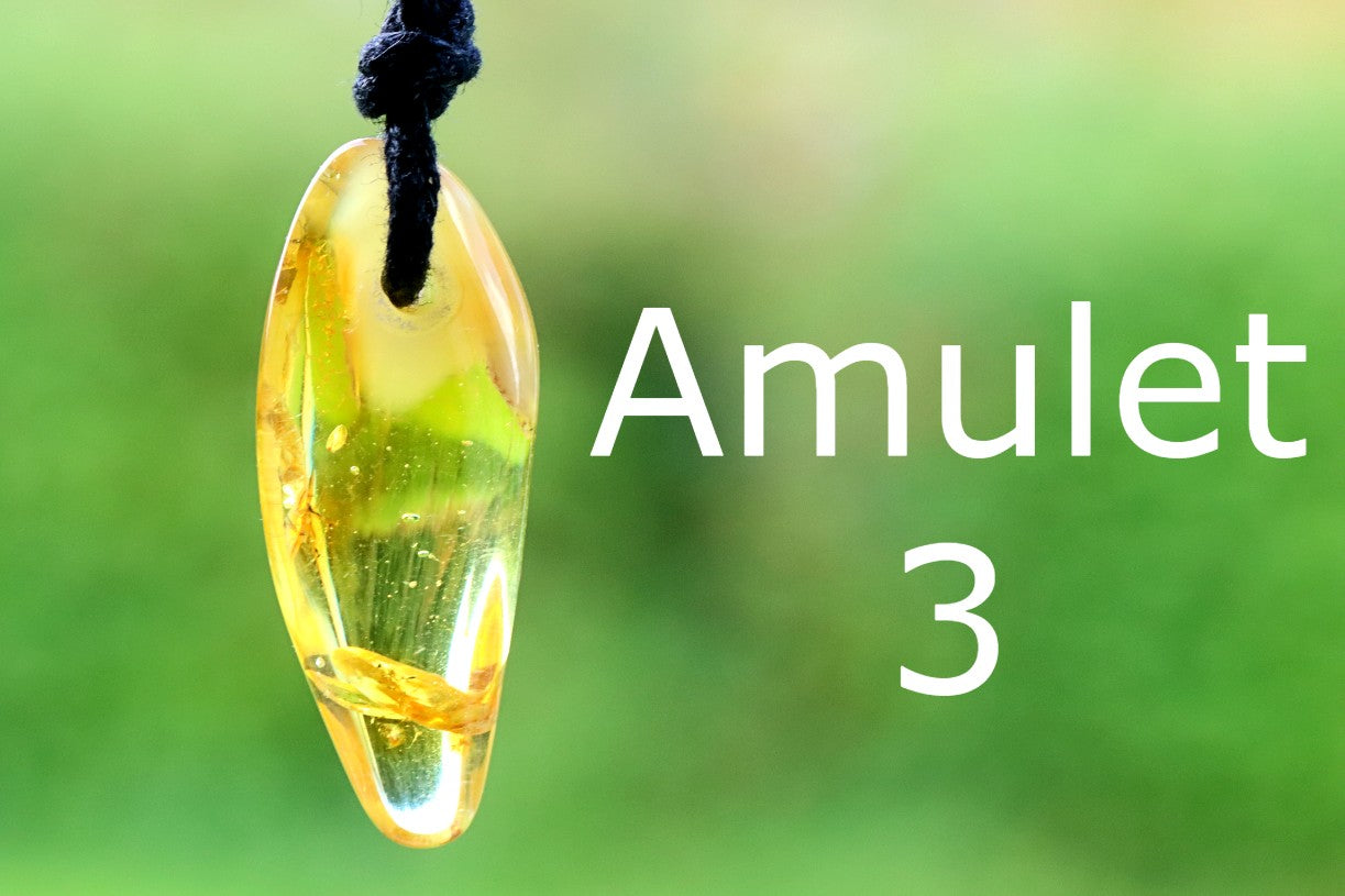 Family Gift Set – 3 Natural Baltic Amber Pendants