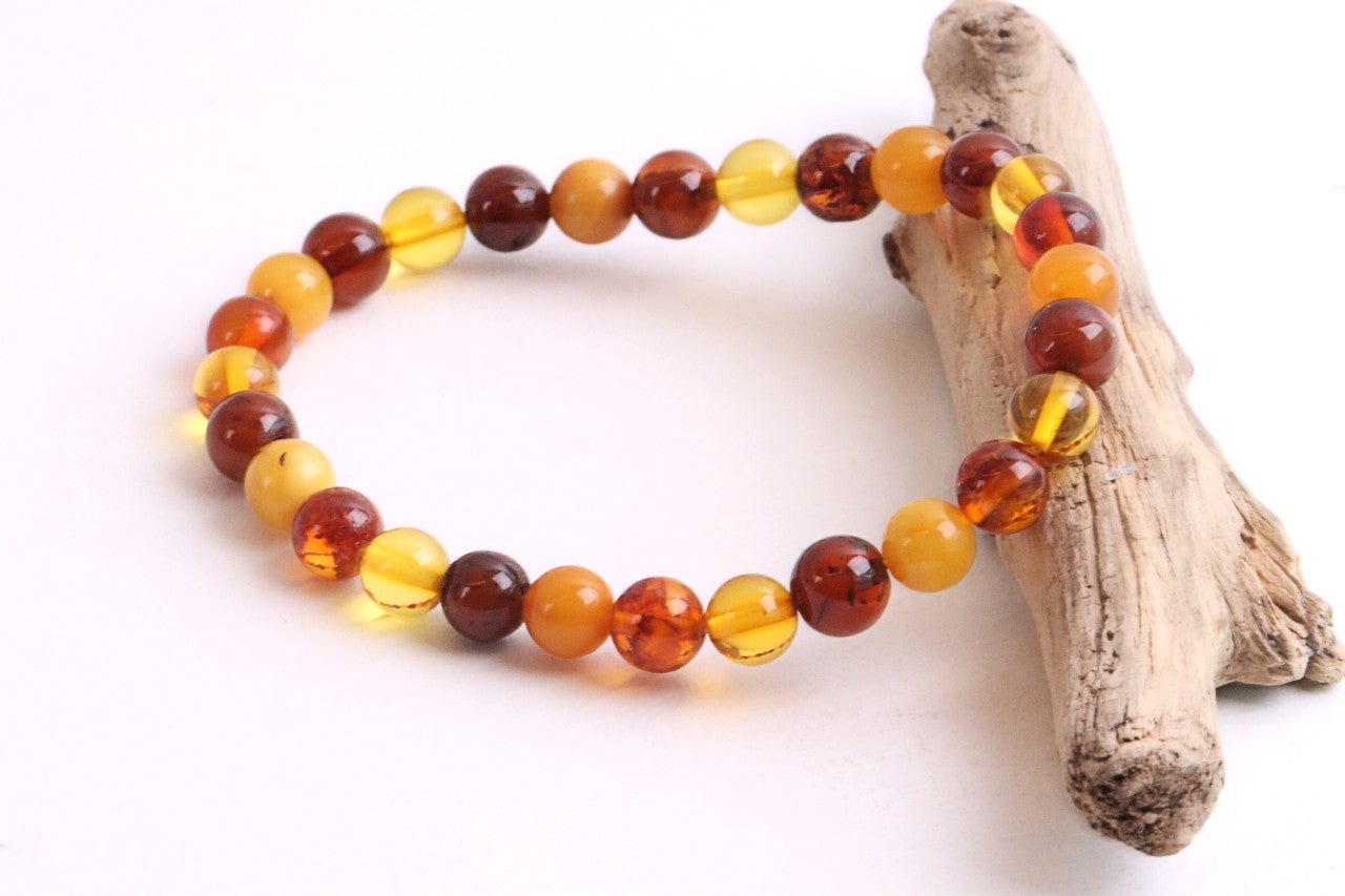 Perfect Round Amber Bracelet