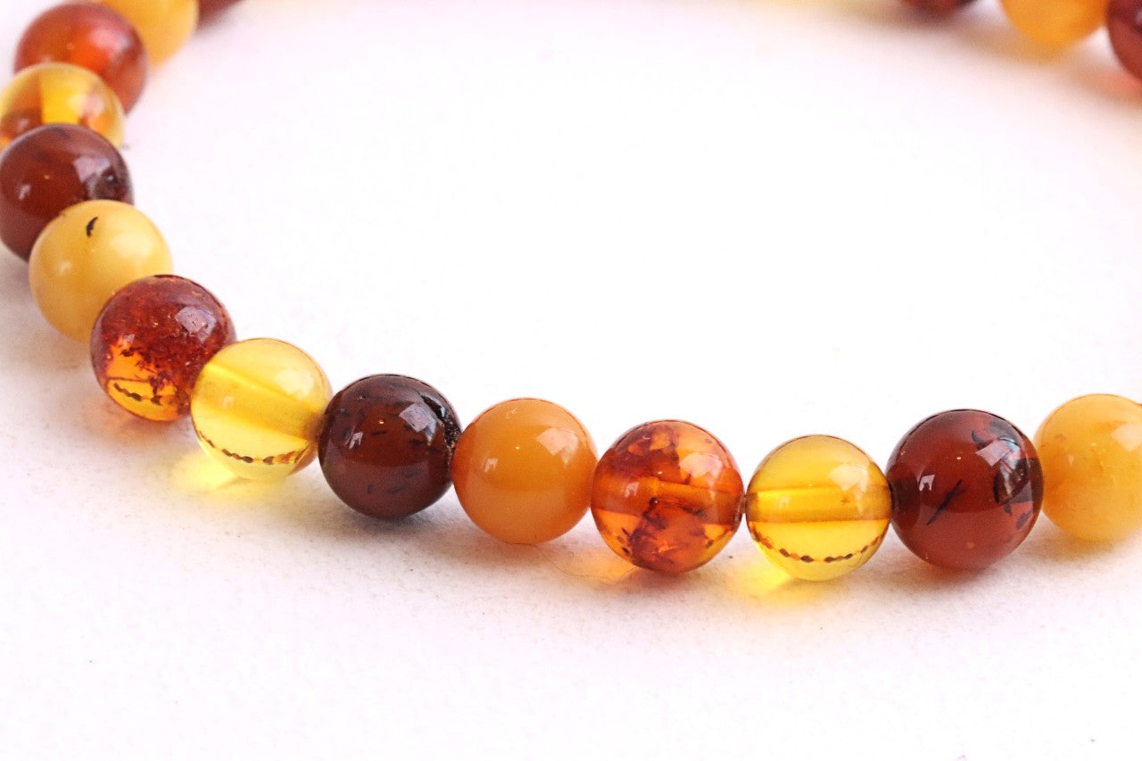 Perfect Round Amber Bracelet