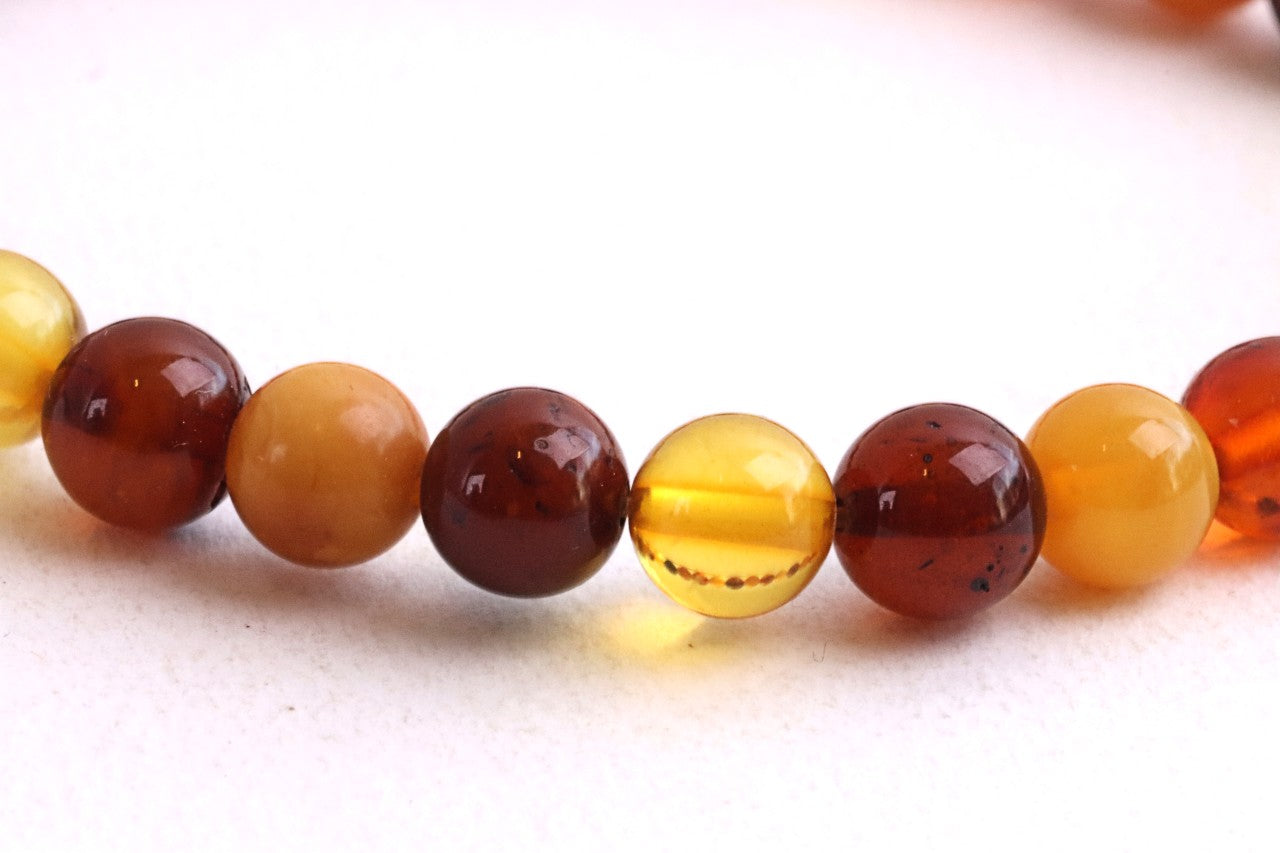 Perfect Round Amber Bracelet