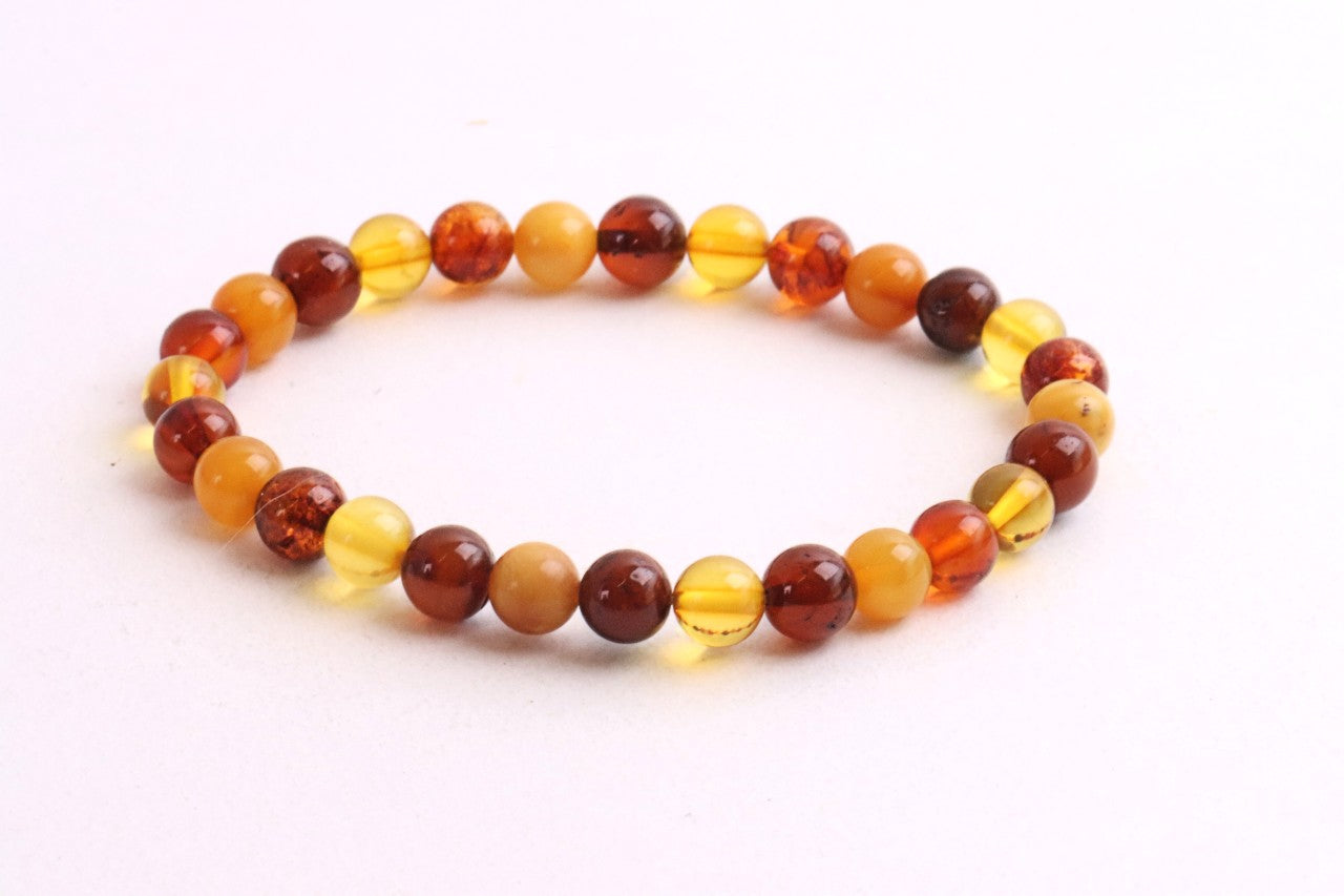Perfect Round Amber Bracelet