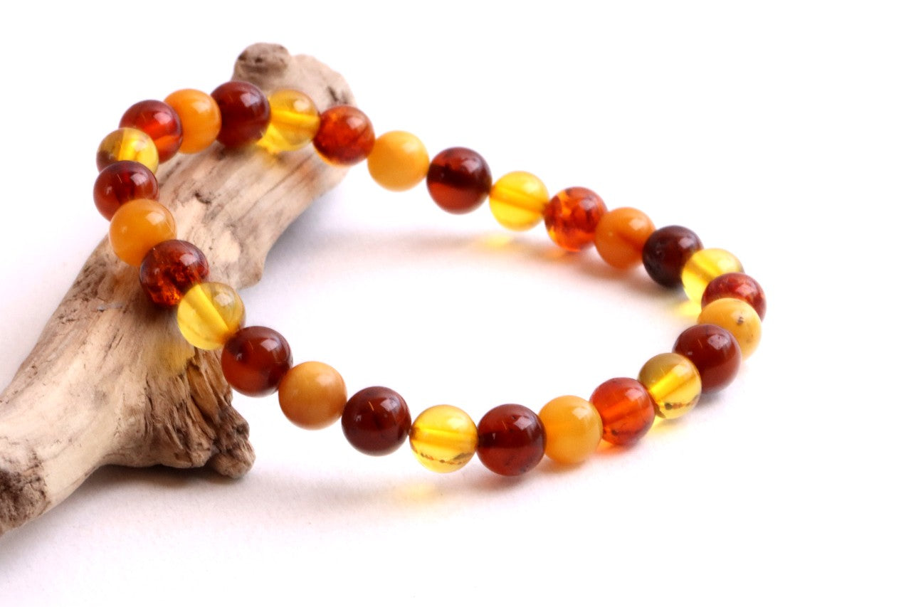 Perfect Round Amber Bracelet