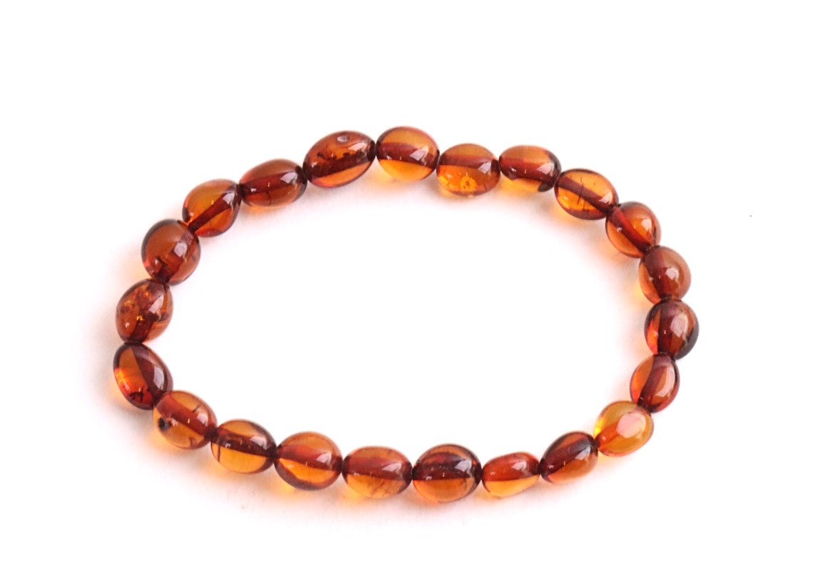 Cherry Bean Amber Bracelet