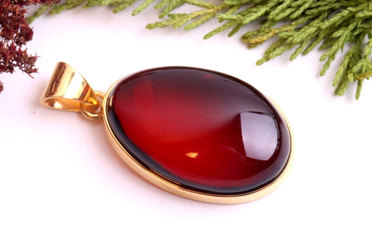 Subtle Baltic Amber Pendant