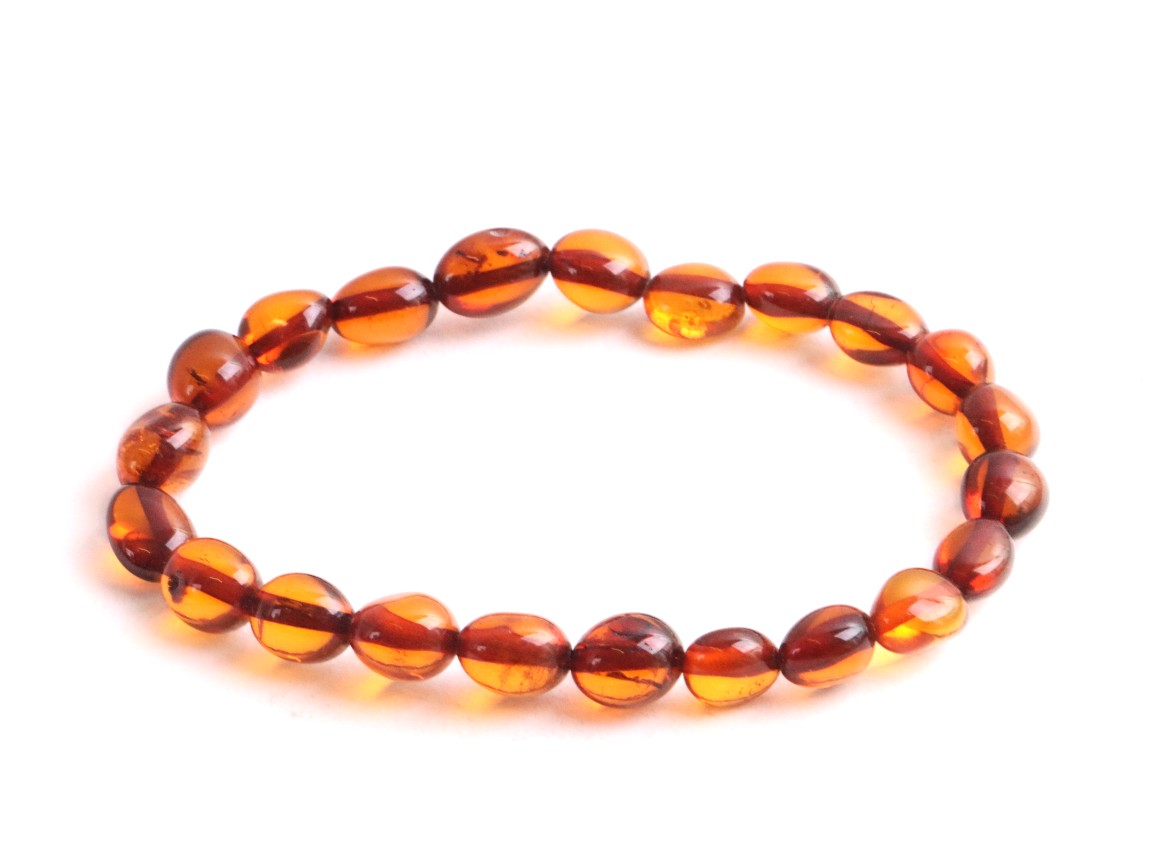 Cherry Bean Amber Bracelet