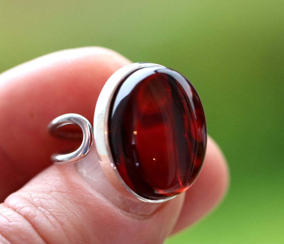 Red Amber Ring