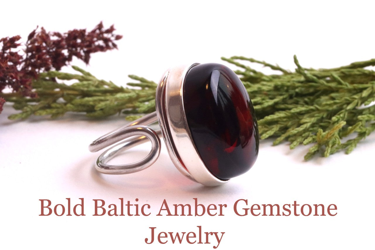 Red Amber Ring
