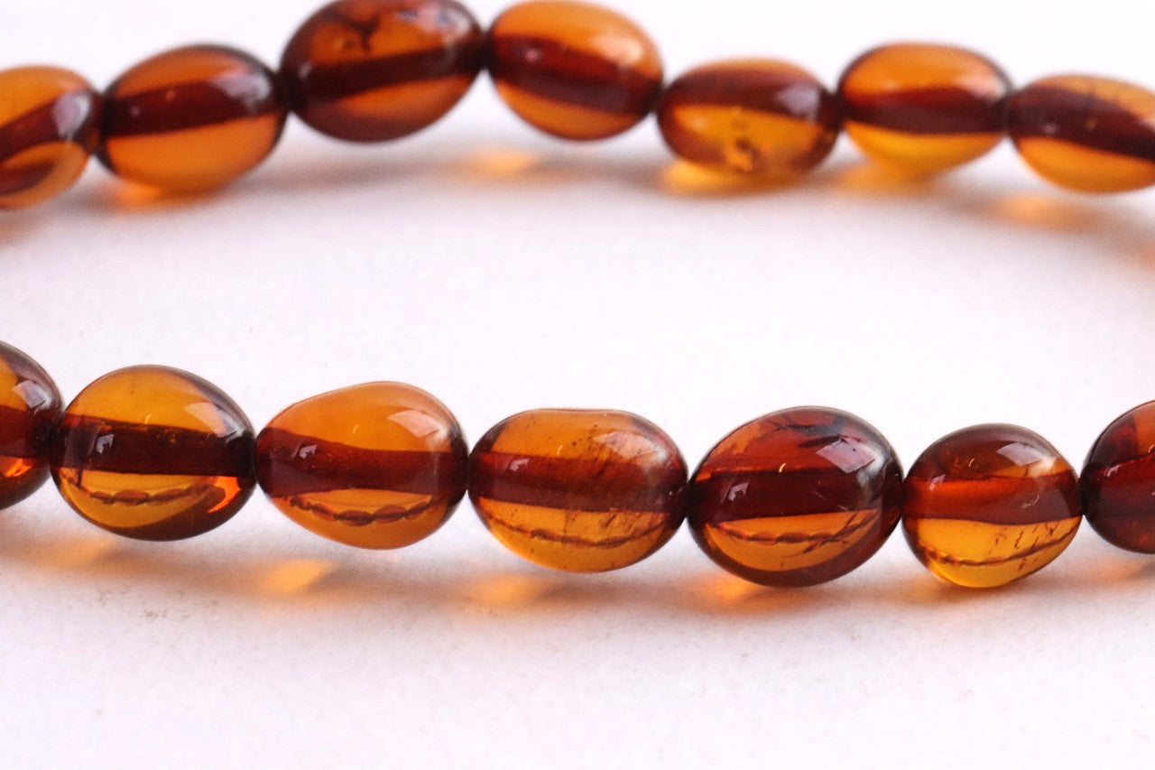 Cherry Bean Amber Bracelet