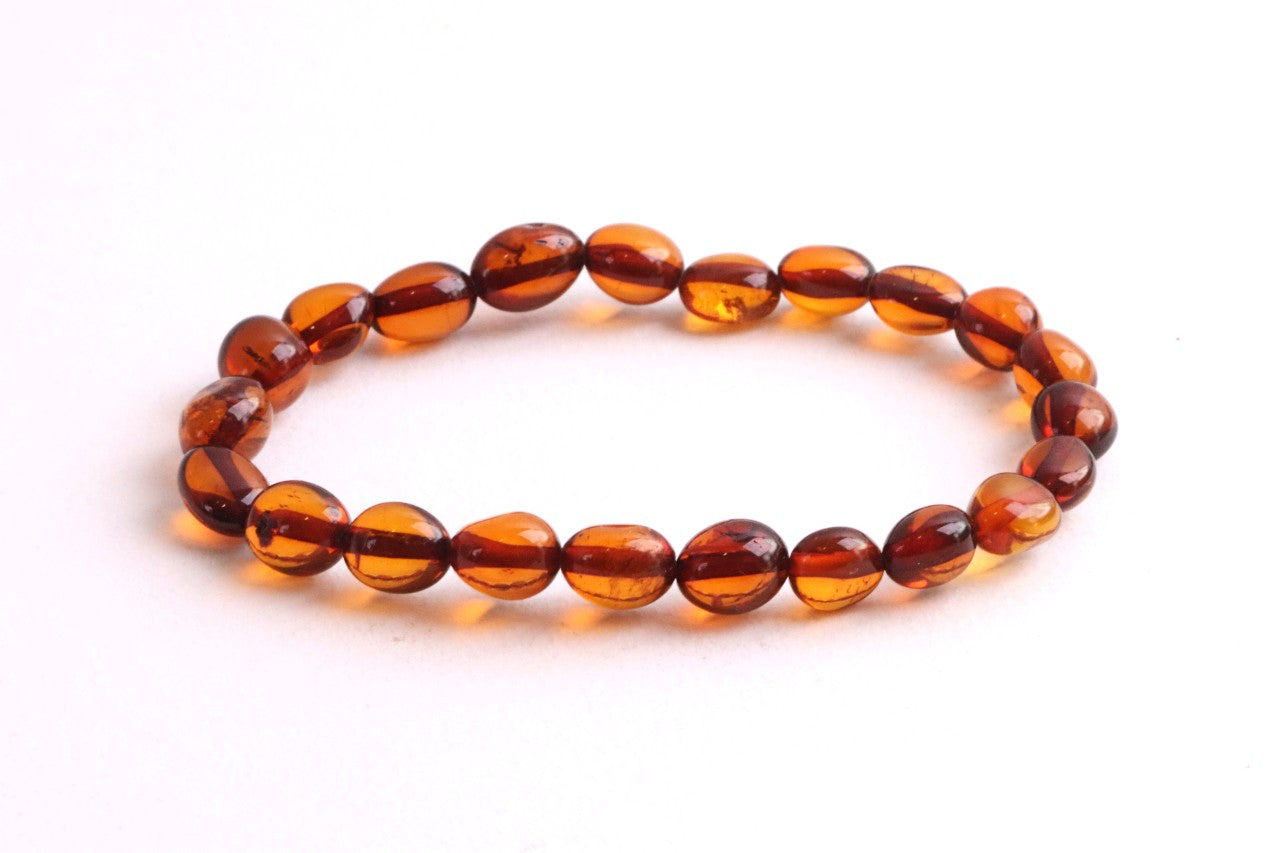 Cherry Bean Amber Bracelet