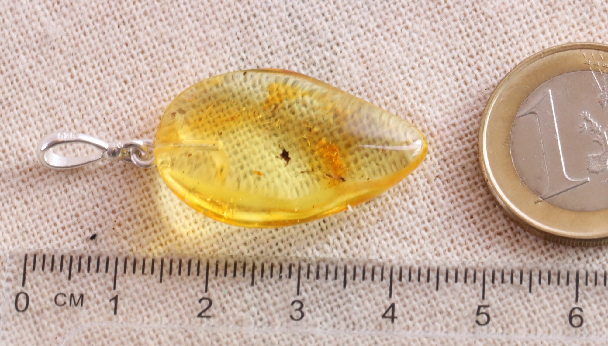 Natural Handmade Amber Gemstone Pendant