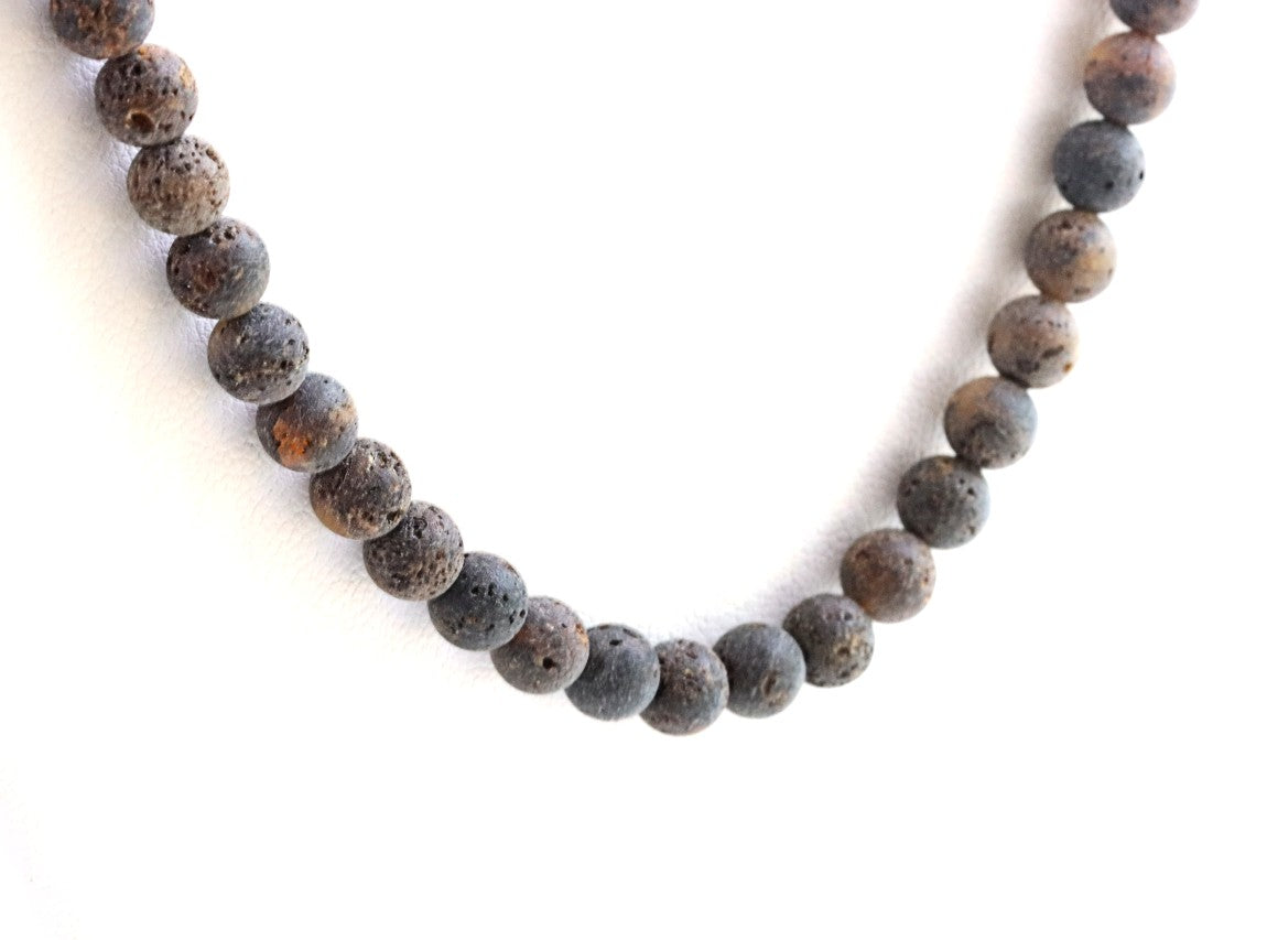 Dark Natural Amber Necklace