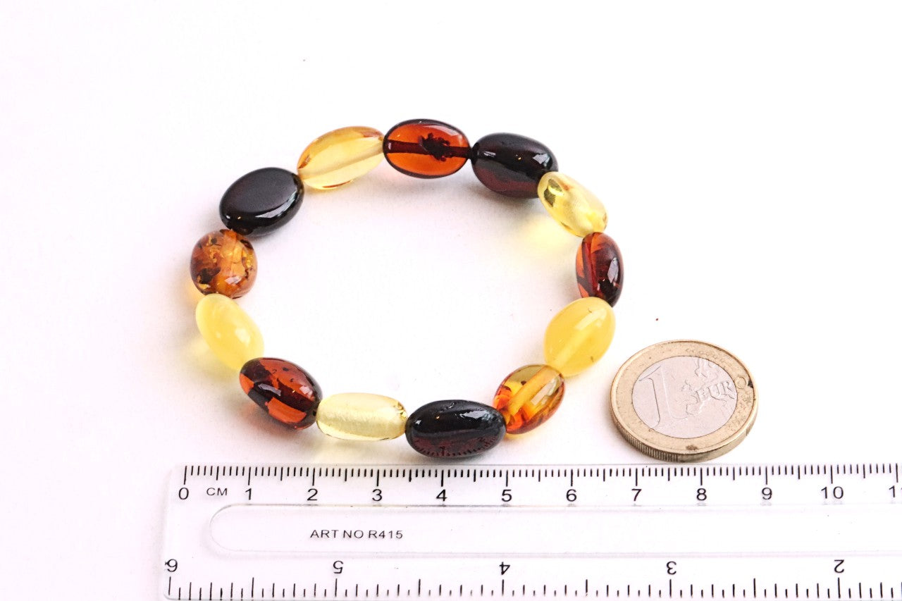 Mixed Baltic Amber Bracelet