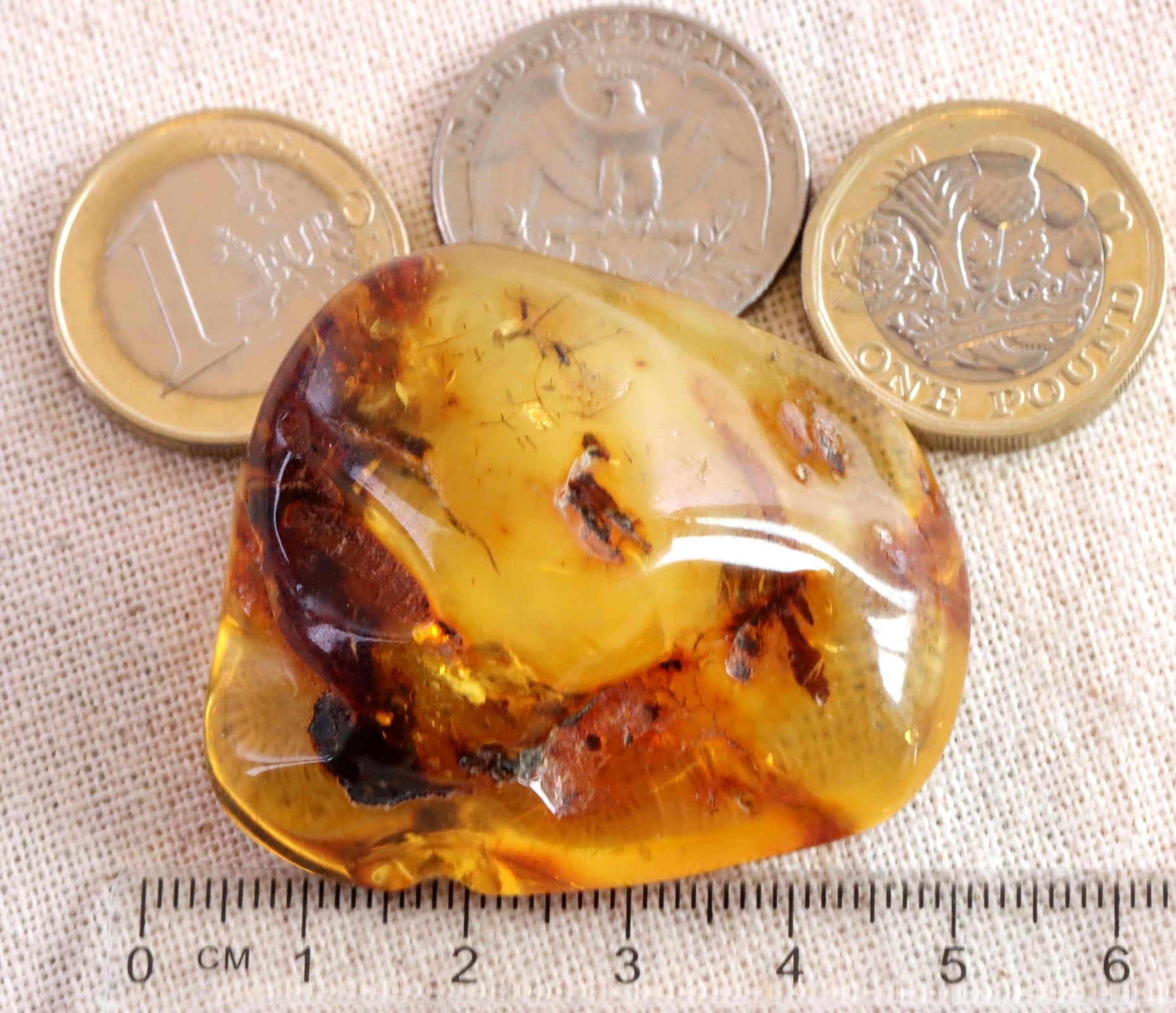 Healing Energy Amber Gemstone Natural Amber for Protection and Luck