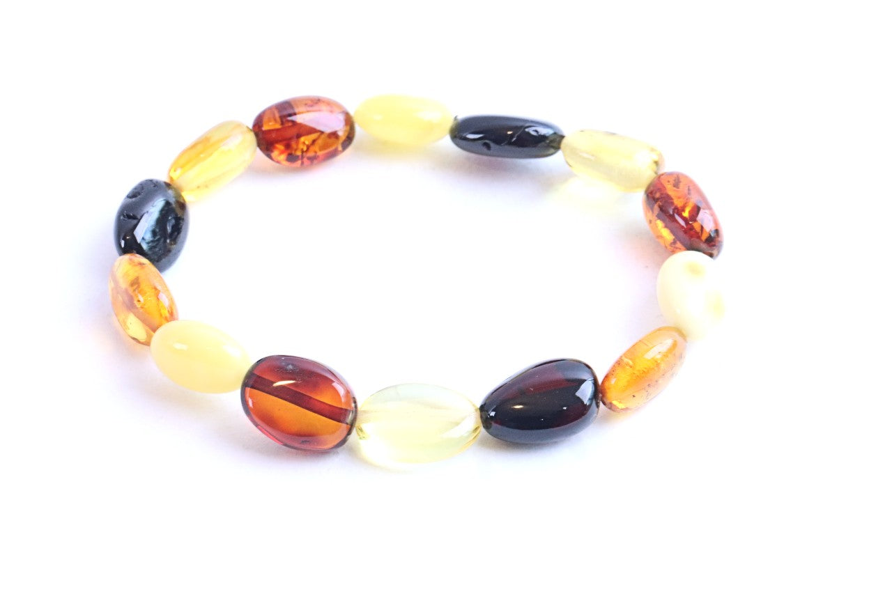 Mixed Baltic Amber Bracelet