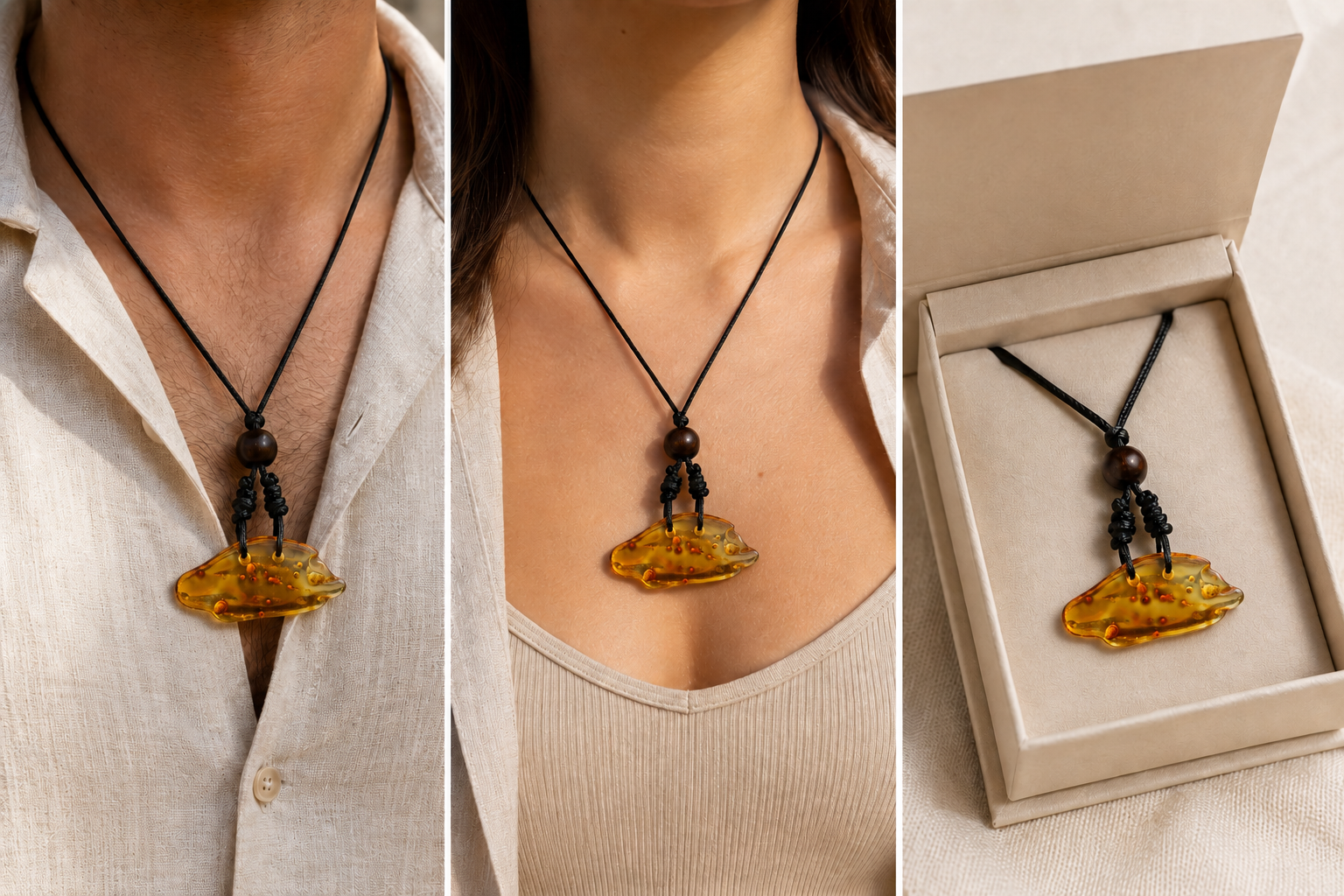 Baltic Amber Amulet