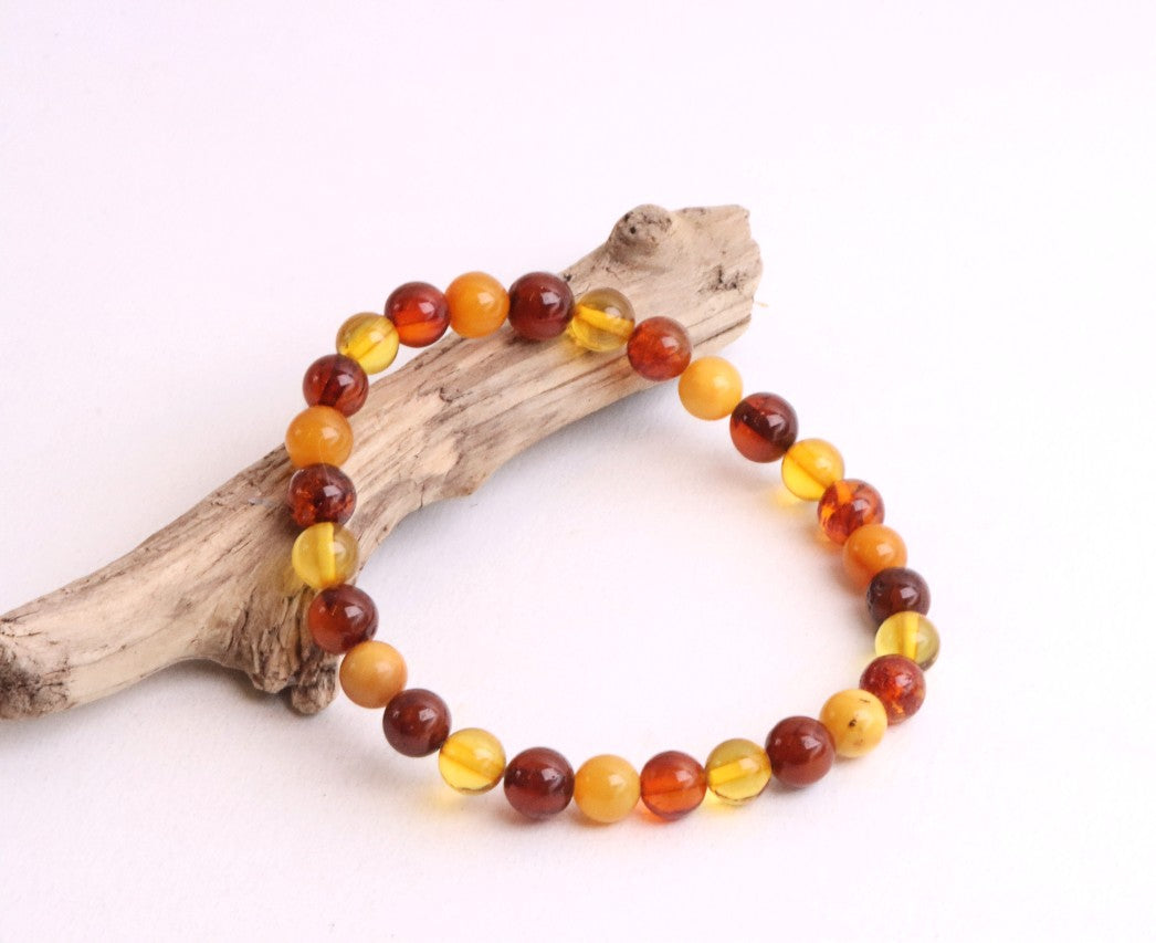 Perfect Round Amber Bracelet