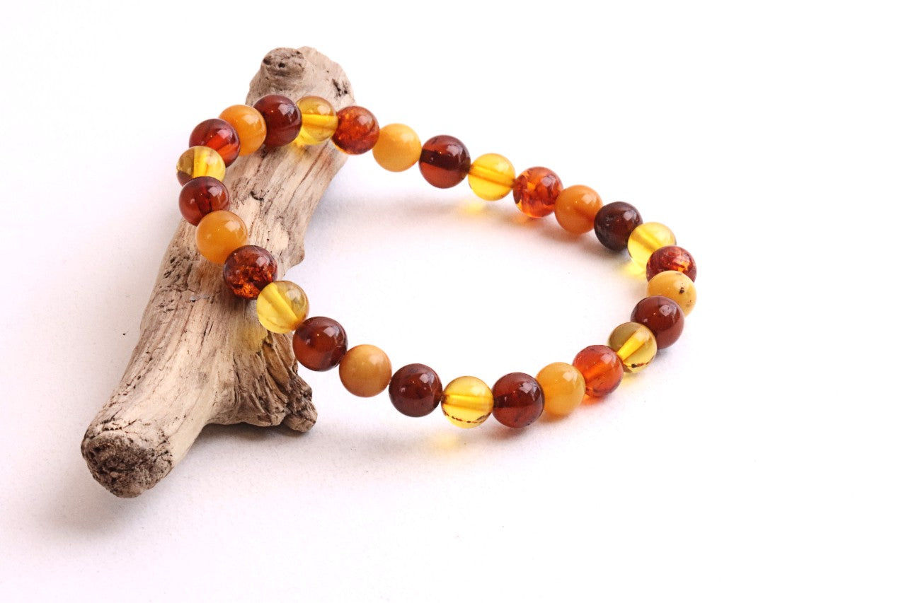 Perfect Round Amber Bracelet
