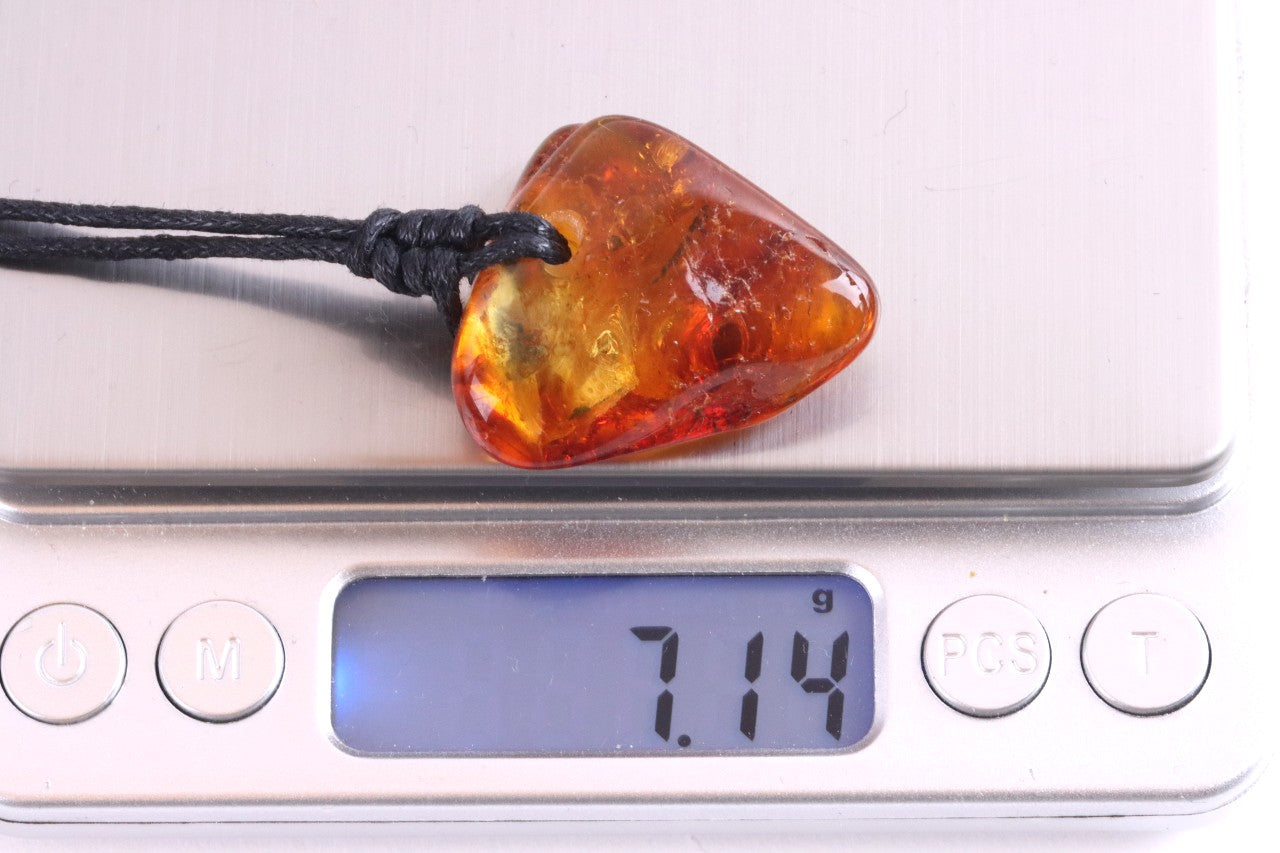 Natural Baltic Amber Amulet Pendant