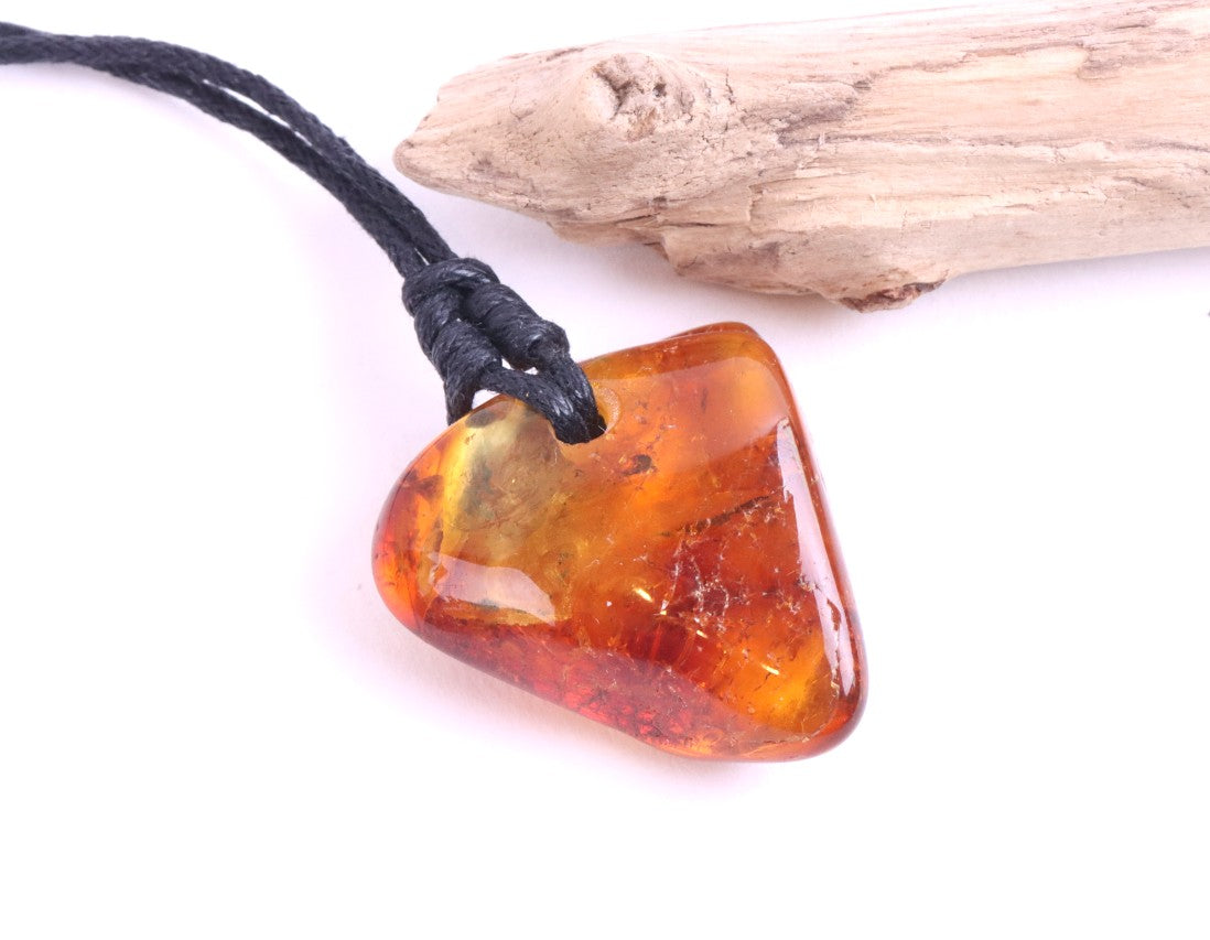 Natural Baltic Amber Amulet Pendant
