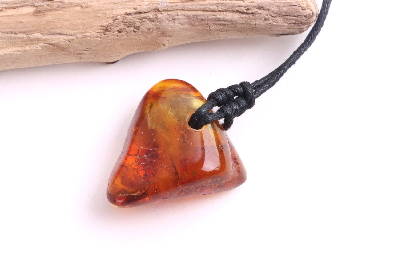 Natural Baltic Amber Amulet Pendant