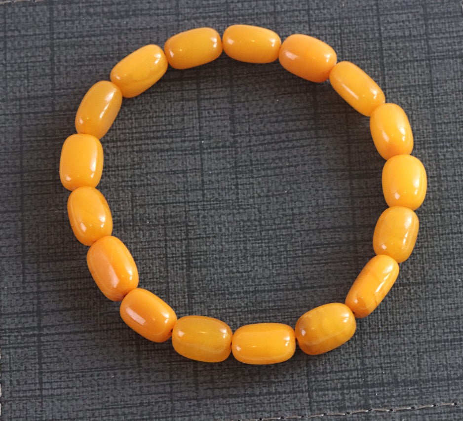 Beeswax Amber Bracelet