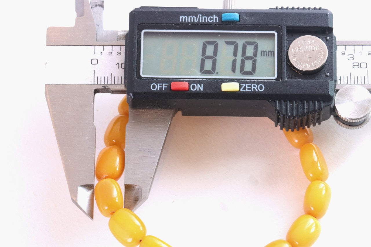 Beeswax Amber Bracelet